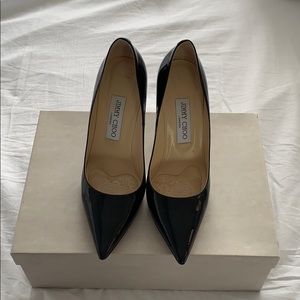 Jimmy choo patent leather pumps